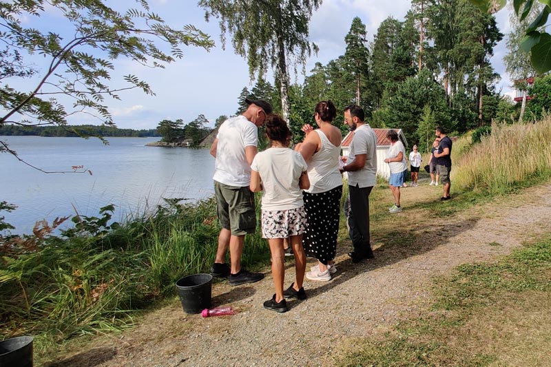 Uteövningar, teambuilding - Linaskolan